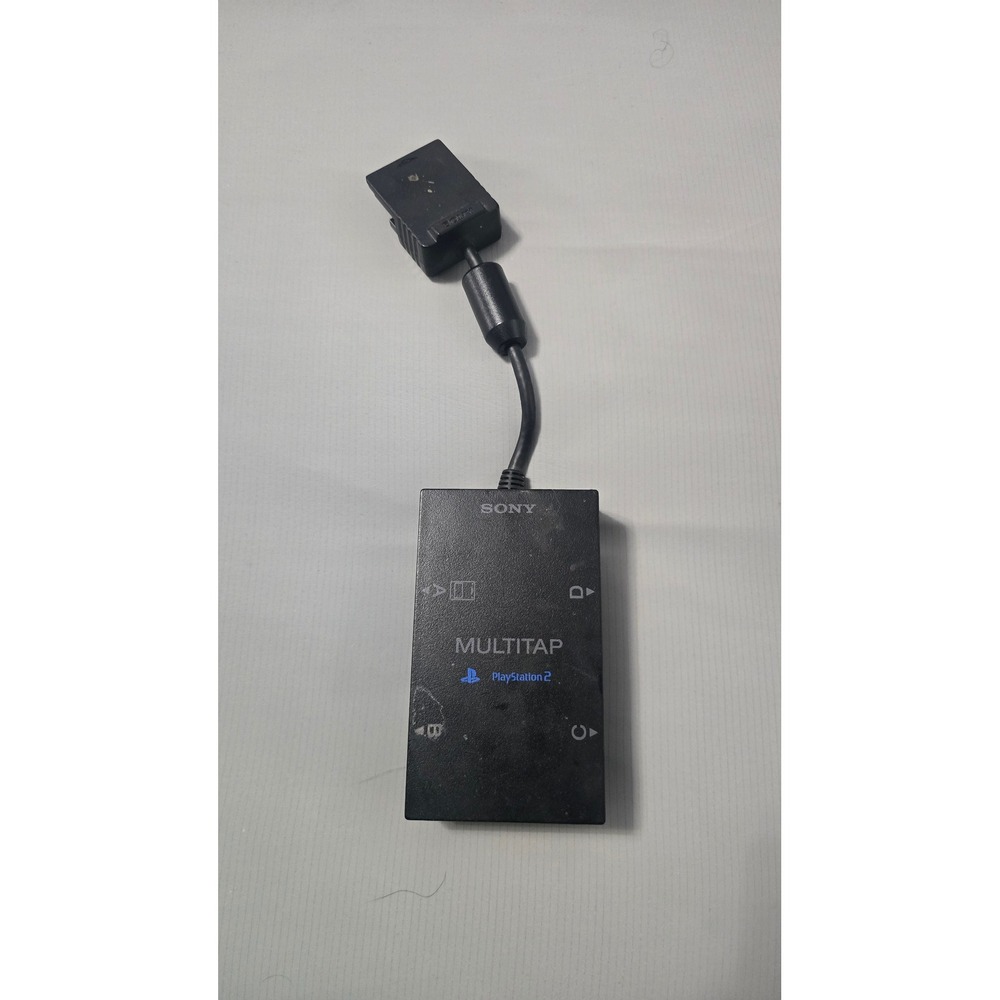 Sony PlayStation 2 Multitap Adapter SCPH-10090 Black 4-Player PS2 Accessory